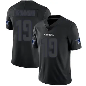 Men's Dontario Drummond Dallas Cowboys Limited Black Impact Jersey