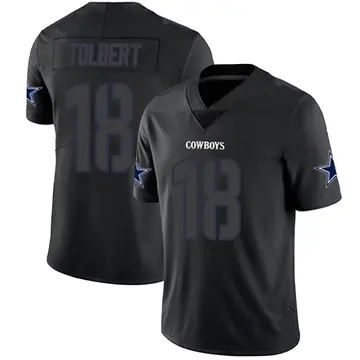 Men's Jalen Tolbert Dallas Cowboys Limited Black Impact Jersey
