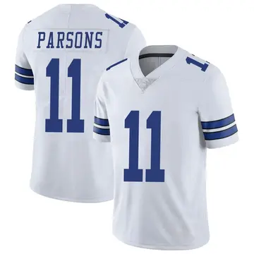 Men's Micah Parsons Dallas Cowboys Limited White Vapor Untouchable Jersey