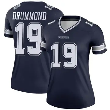 Women's Dontario Drummond Dallas Cowboys Legend Navy Jersey