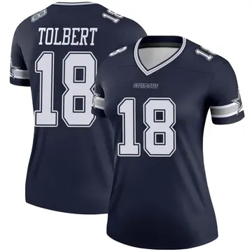 Women's Jalen Tolbert Dallas Cowboys Legend Navy Jersey