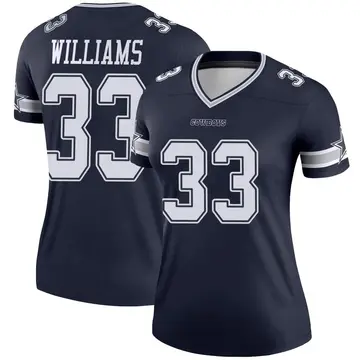 Women's Javonte Williams Dallas Cowboys Legend Navy Jersey