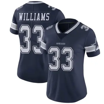 Women's Javonte Williams Dallas Cowboys Limited Navy Team Color Vapor Untouchable Jersey
