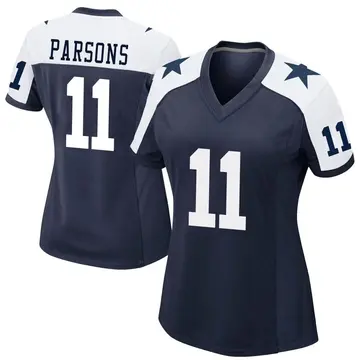 Women's Micah Parsons Dallas Cowboys Game Navy Alternate Jersey