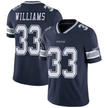 Youth Javonte Williams Dallas Cowboys Limited Navy Team Color Vapor Untouchable Jersey