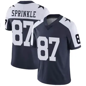 Youth Jeremy Sprinkle Dallas Cowboys Limited Navy Alternate Vapor Untouchable Jersey