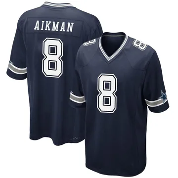 troy aikman blue jersey